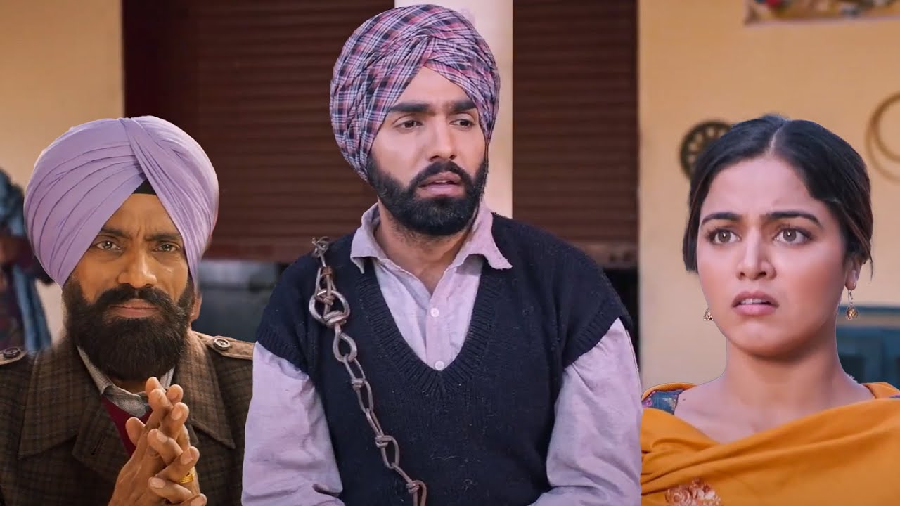 Ammy Virk Funny Scene | Babe Da Bhoot Phir Aagaya | Nikka Zalidar | Punjabi Comedy Movie
