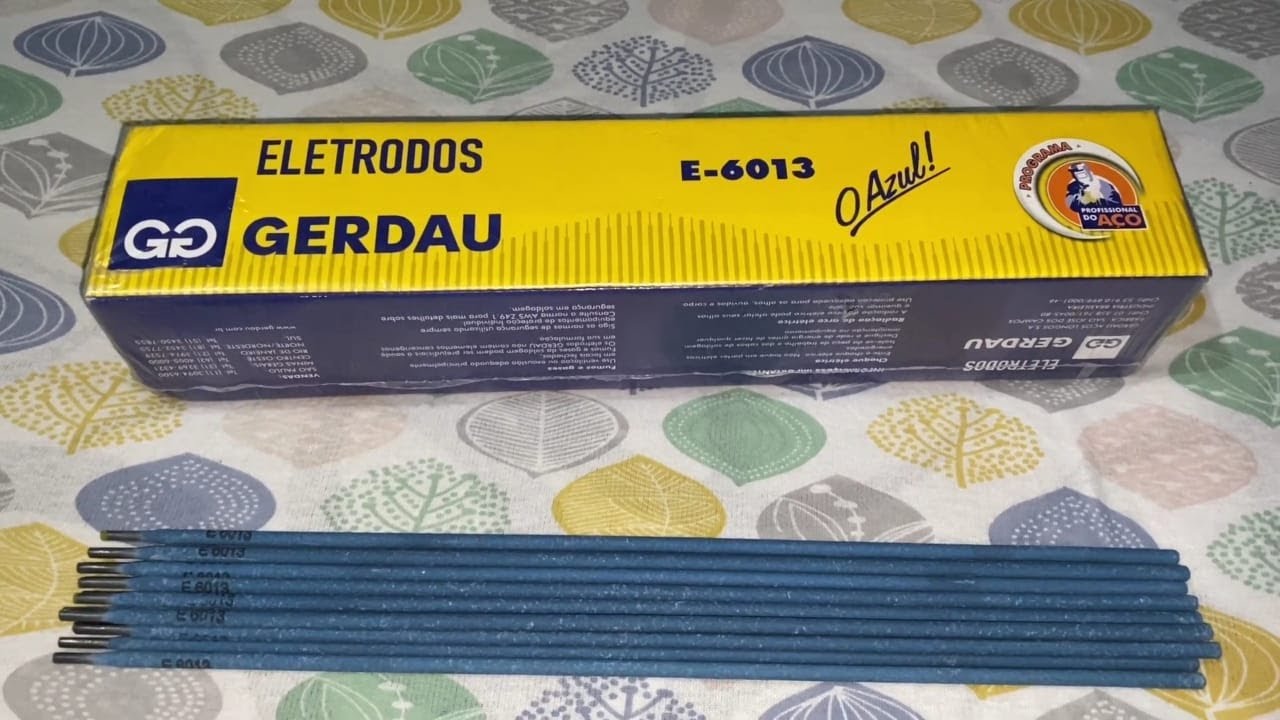 Diferença entre o eletrodo original da Gerdau e o falsificado.