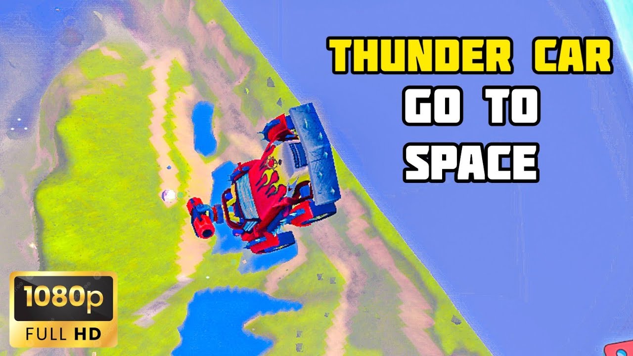 GO TO SPACE WITH THUNDER CAR | ZOMBIE SAFARI HD