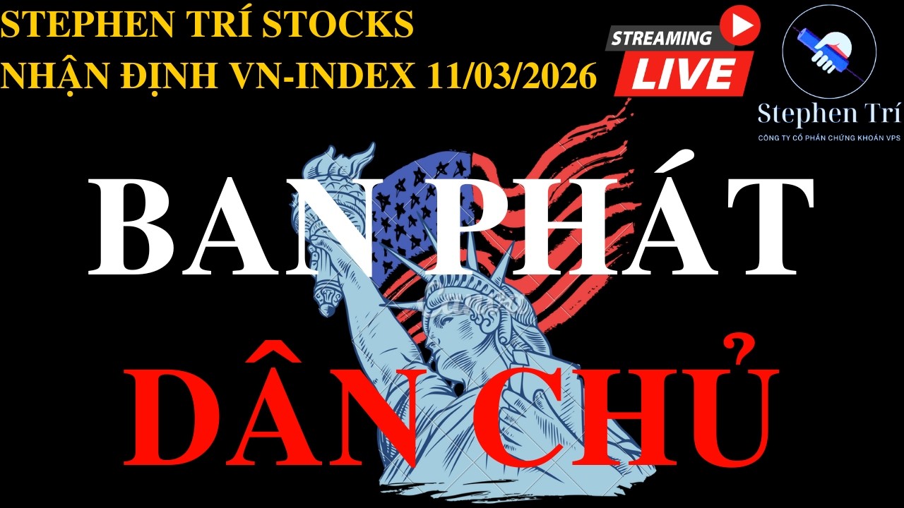 🔴VN-INDEX 11/03/2026: Pha hồi phục cầm máu - NĐT bán tháo