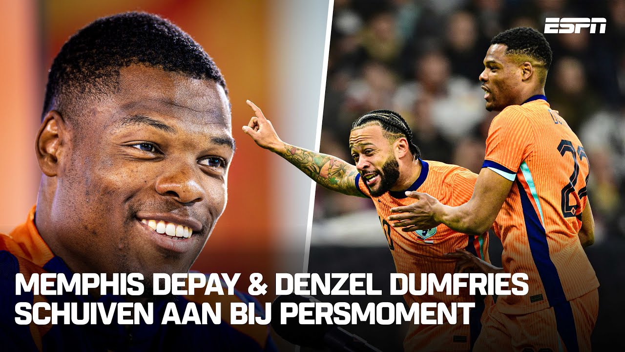 Memphis DEPAY en Denzel DUMFRIES 🎙️ | PERSMOMENT ORANJE 🟠