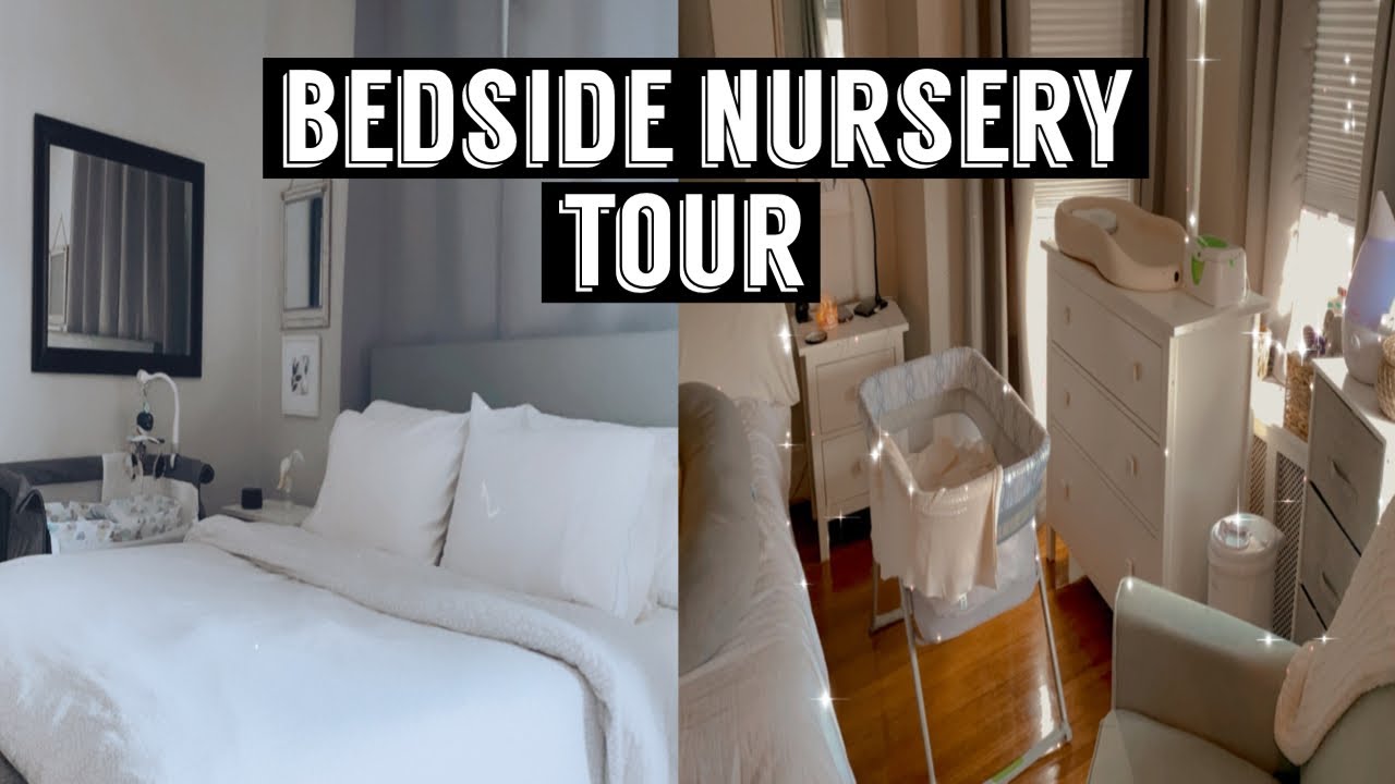 BEDSIDE NURSERY TOUR + ORGANIZATION | REALISTIC, MINIMALIST & ESSENTIALS ONLY