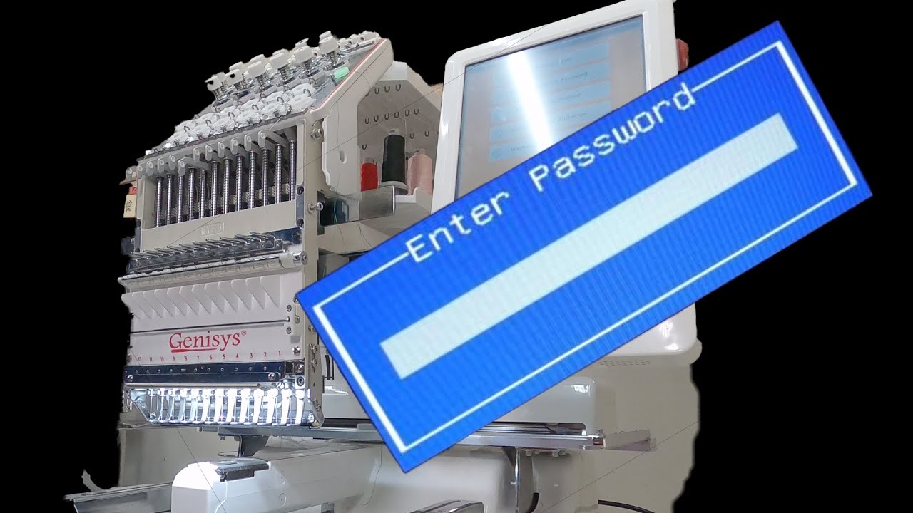 Embroidery Machine Part 2, The Search 🔎 For The Password...