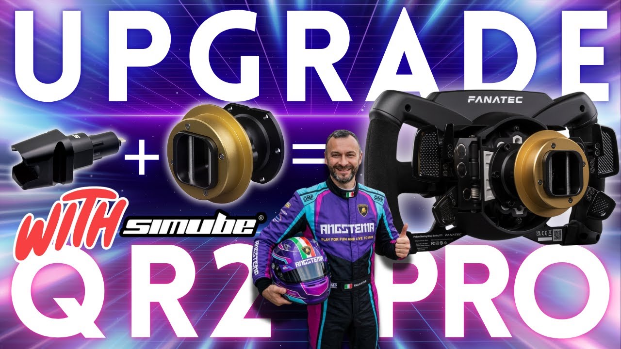 Simube QR2 Pro da AliExpress su Fanatec DD Pro: Upgrade Economico o Rischio? (QR1 vs QR2)🤔