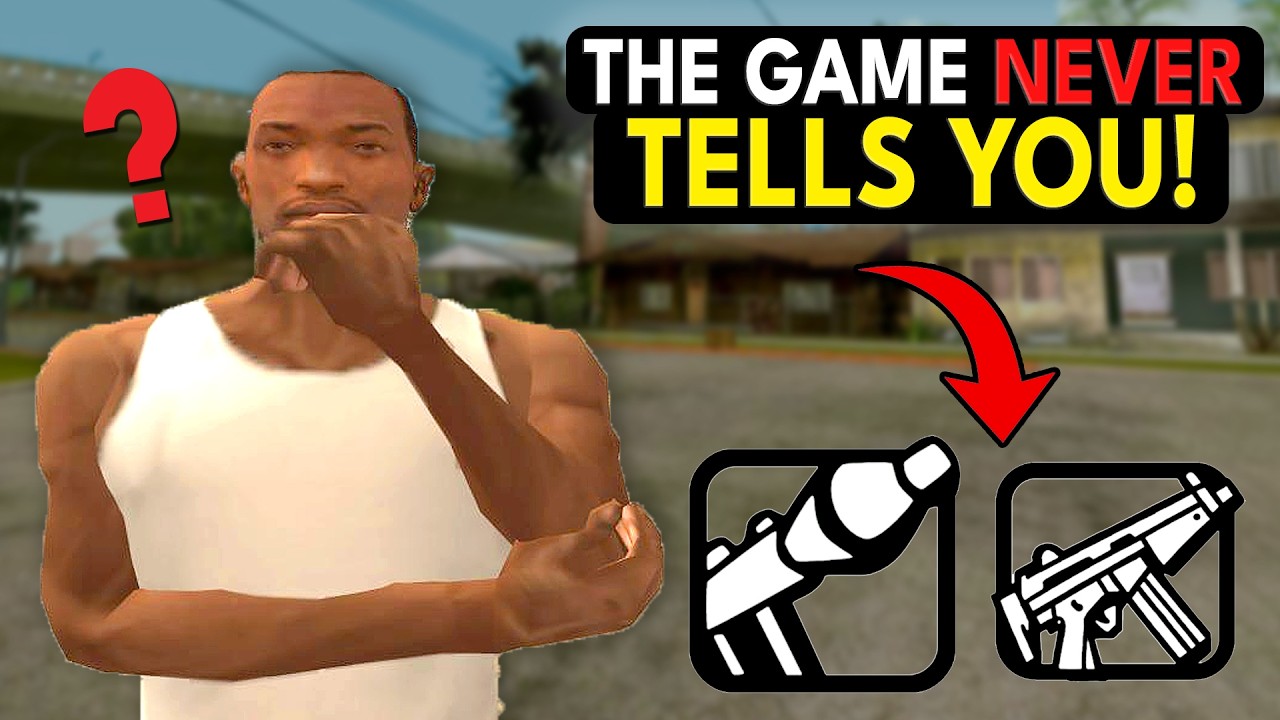 10 ЛУЧШИХ видов оружия, которые стоит получить на РАННИХ этапах игры GTA San Andreas (только в Ло...