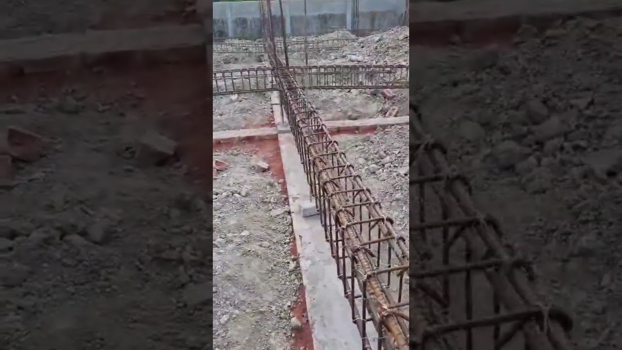 Grade Beam Rod Binding works @