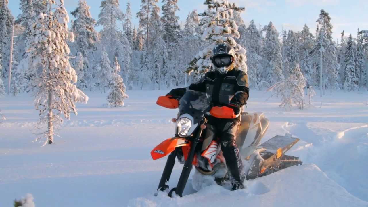Kelkkalehti 2013 #001 - Snowbike - KTM 690 Enduro R + Timbersled Mountain Horse LT 137