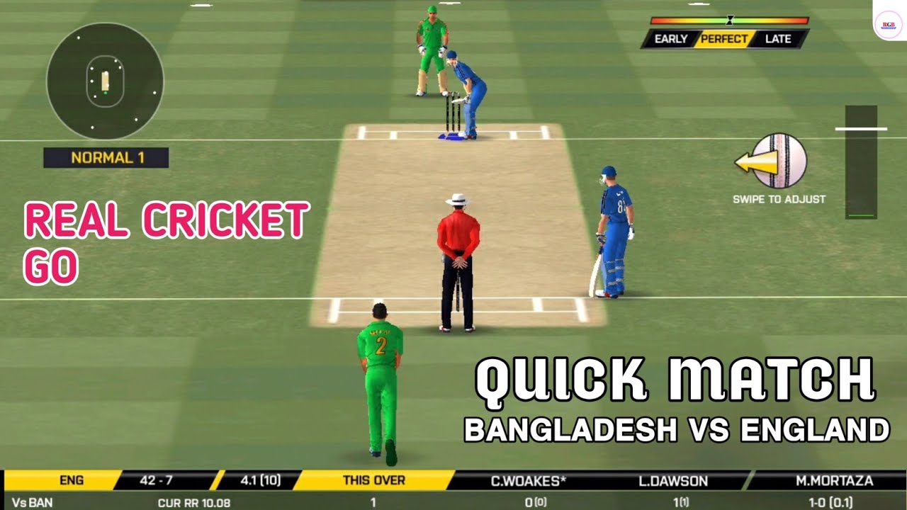 Real Cricket Go Quick Match Gameplay Bangladesh VS England