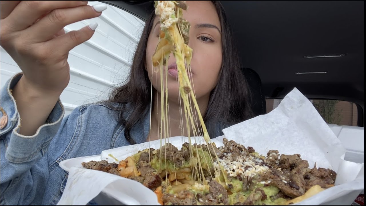 Carne Asada Fries Mukbang