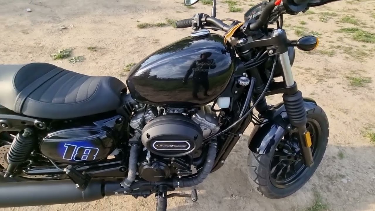 Hyosung aquila gv 125s  bobber kr&oacute;tka recenzja @rafal278
