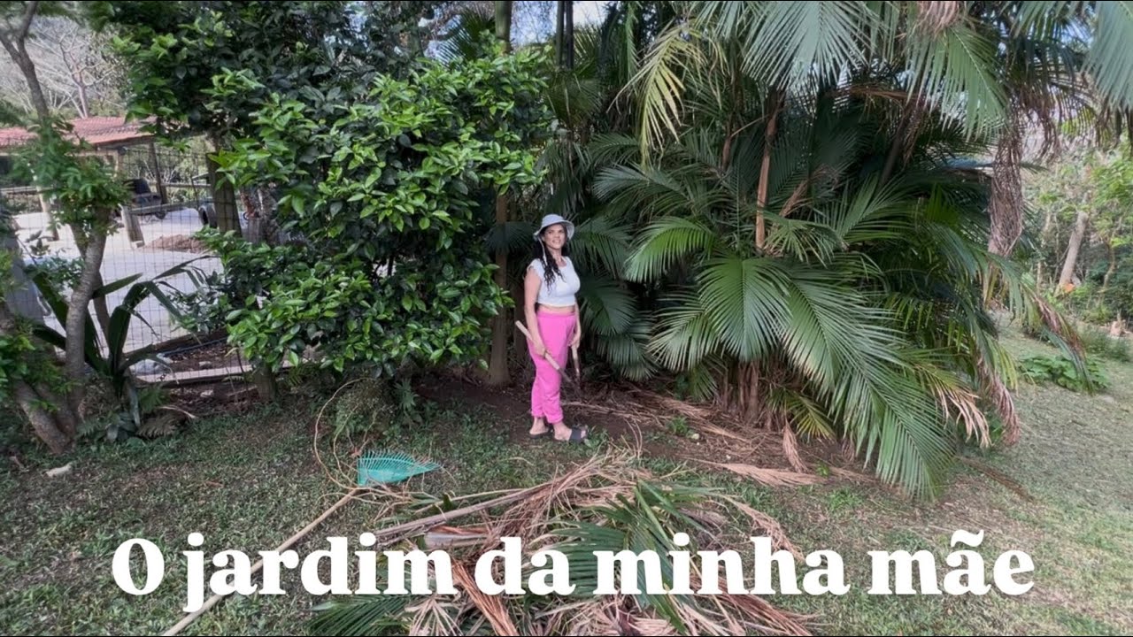 TUDO EM UM VIDEO SÓ - Perrengues da vida, a casa do meu coelho e a limpeza no jardim da minha mãe. 