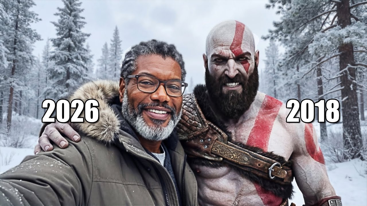 God of War (2018) Cast & Set 🪓 Then vs Now (2026) ❄️ The Voices of Midgard