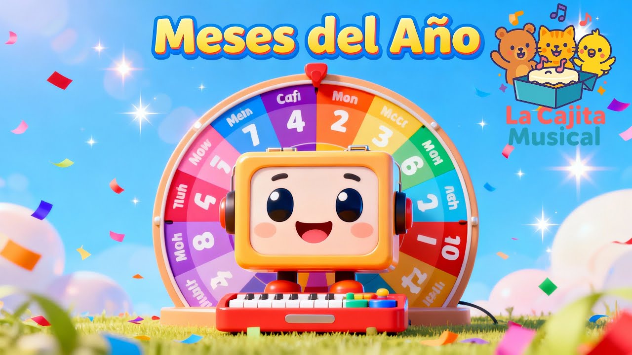 ✨ &iexcl;Aprendamos los Meses del A&ntilde;o con Caji!