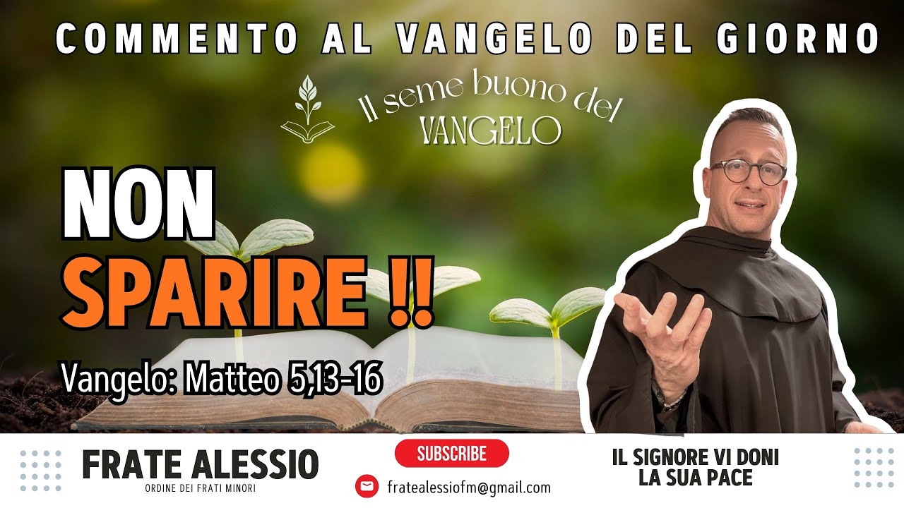 Sale e Luce: il segreto per dare sapore alla tua vita - Comm. al Vangelo - Domenica 8 febbraio 2026
