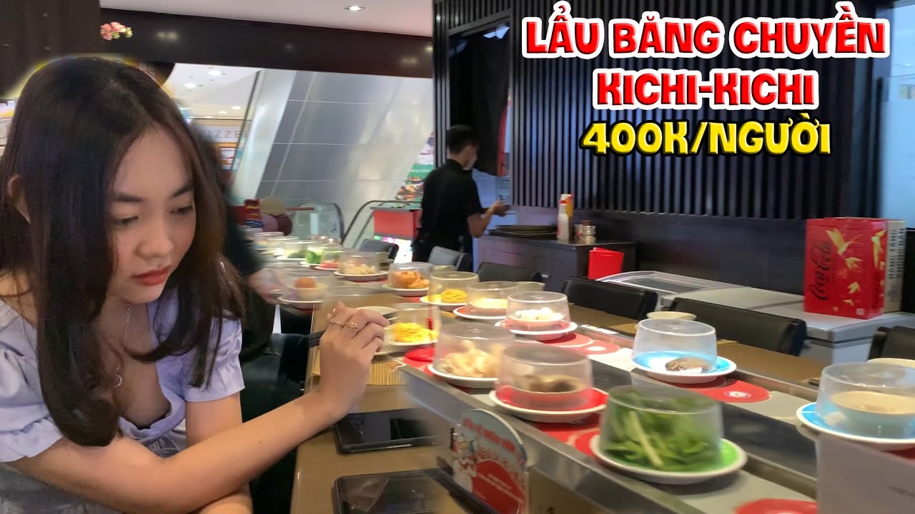 Lẩu Băng Chuyền KICHI-KICHI 400K Tại Vincom Hùng Vườn Cần Thơ| Du Hí Cần Thơ