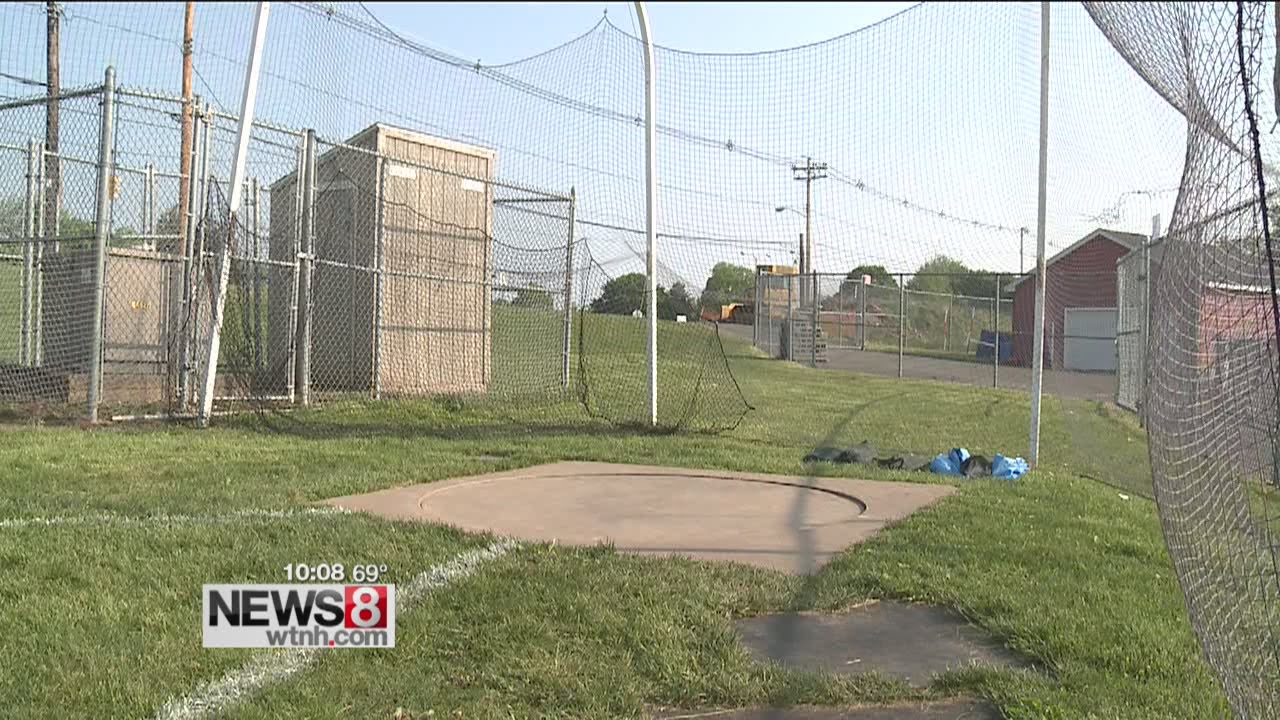 Track and field spectator hit with discus in Wallingford