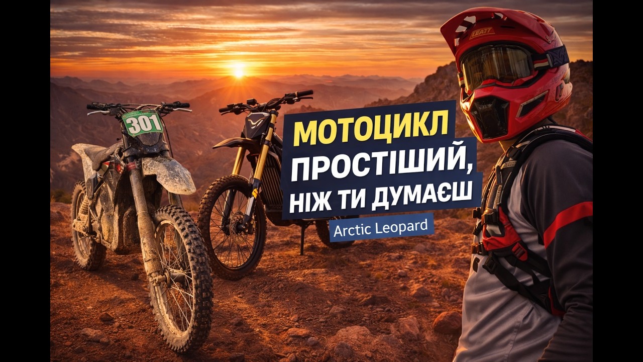 Чому люди бояться мотоциклів. Arctic Leopard — електромотоцикл, який змінює уявлення про ендуро