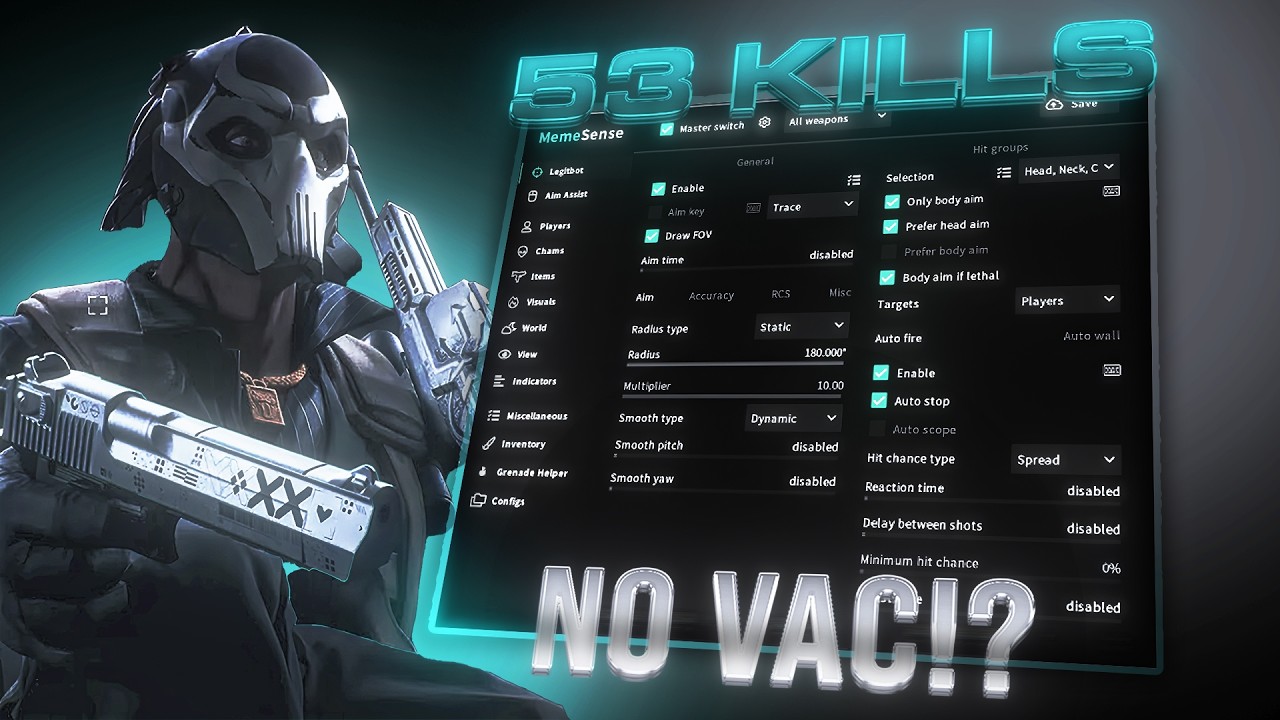 LEGIT CHEAT CS2? Dropping 53 Kills in Premier without VAC? feat. Memesense.gg