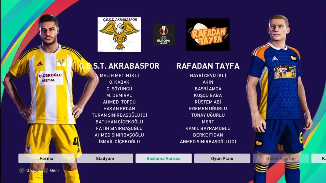 2025-26 UEL Final maçı ÇEST Akrabaspor Rafadan Tayfa 
