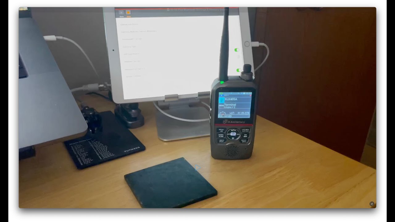 Icom ID-52 Plus Bluetooth Settings Terminal Mode & MemCH, RptList & FM Radio Memory Galore Options