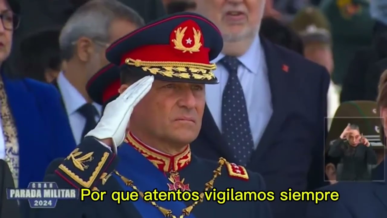 Parada Militar 2024 Ejercito de Chile Entona 