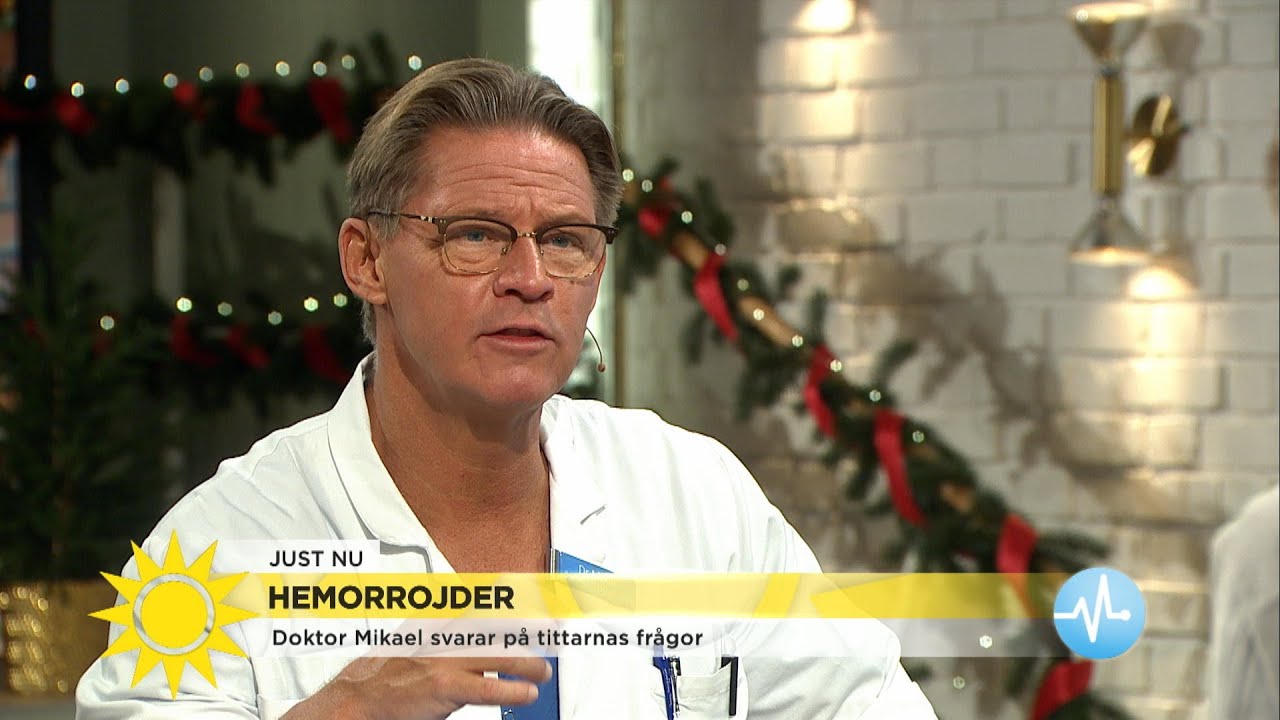 Doktor Mikael svarar på frågor om hemorrojder – de här behandlingarna finns - Nyhetsmorgon (TV4)