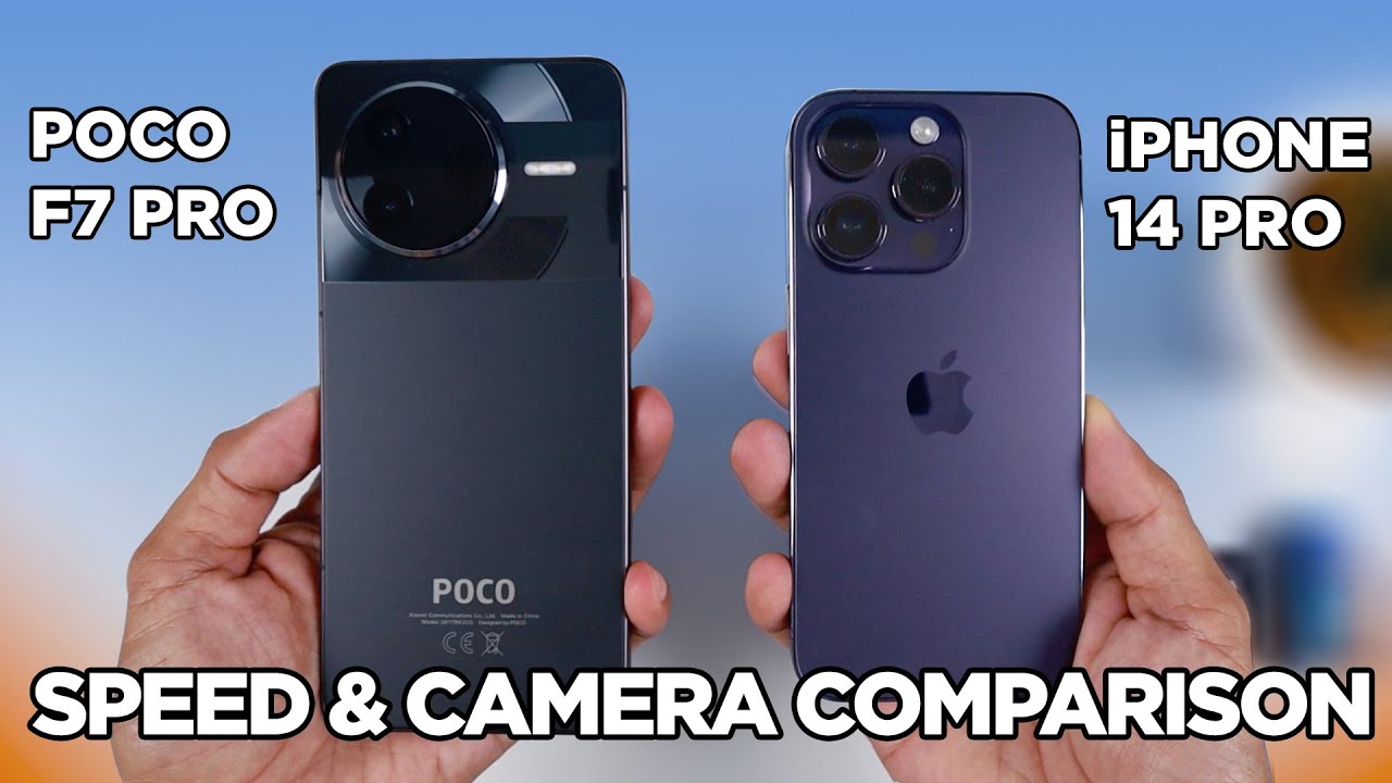 POCO F7 Pro vs iPhone 14 Pro SPEED TEST & CAMERA Comparison | Zeibiz
