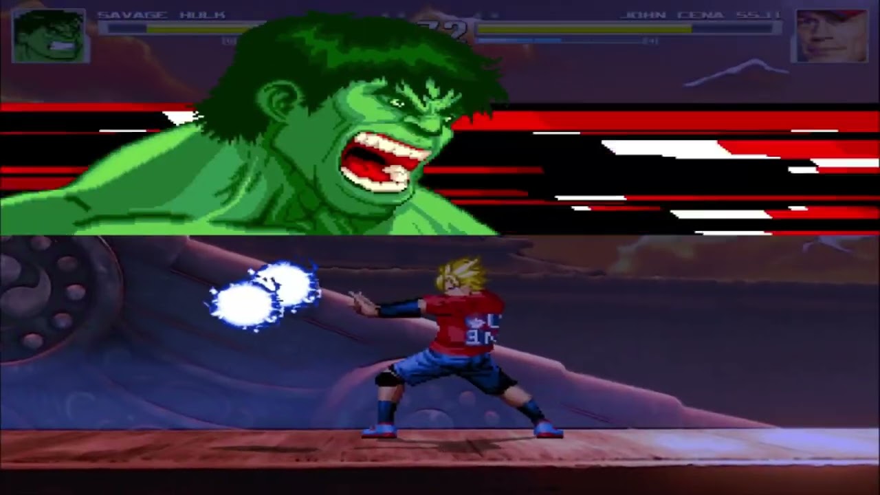 savage hulk vs john cena saiyan
