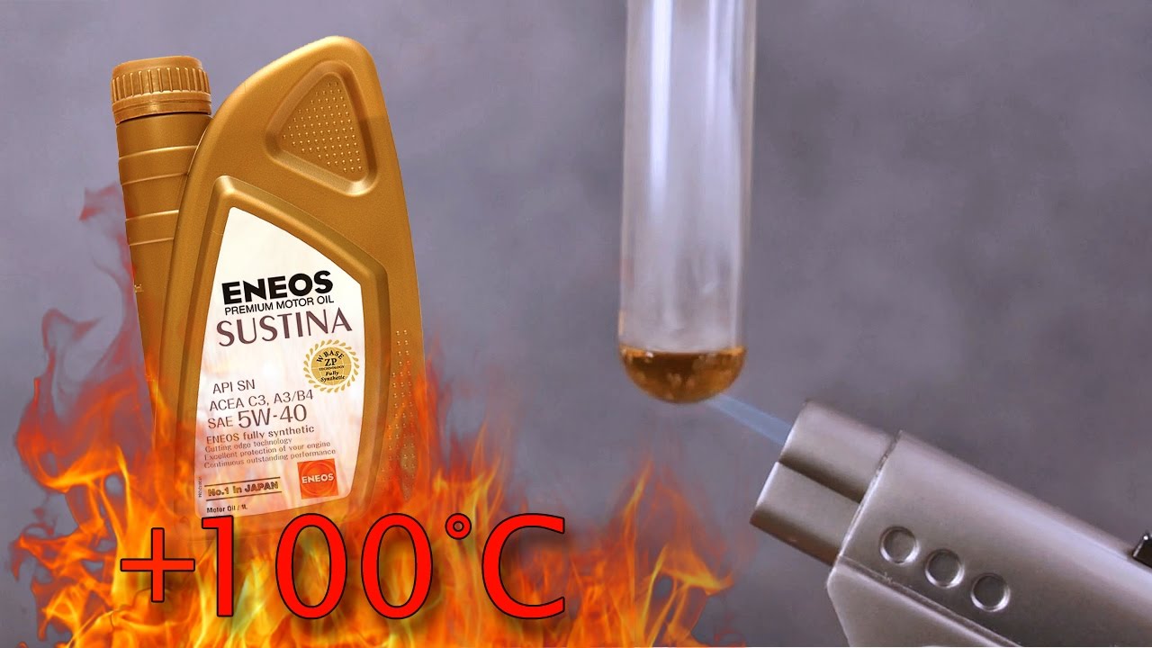 Eneos Sustina 5W40 Jak czysty jest olej silnikowy? Test powyżej 100&deg;C