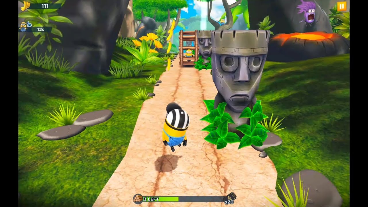 Despicable Me: Minion Rush - Minion Scouts in The Volcano