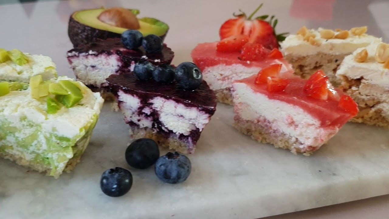 KETO mini cheesecakes -5 flavours low carb - keto mini cheesecakes (no bake 2020)