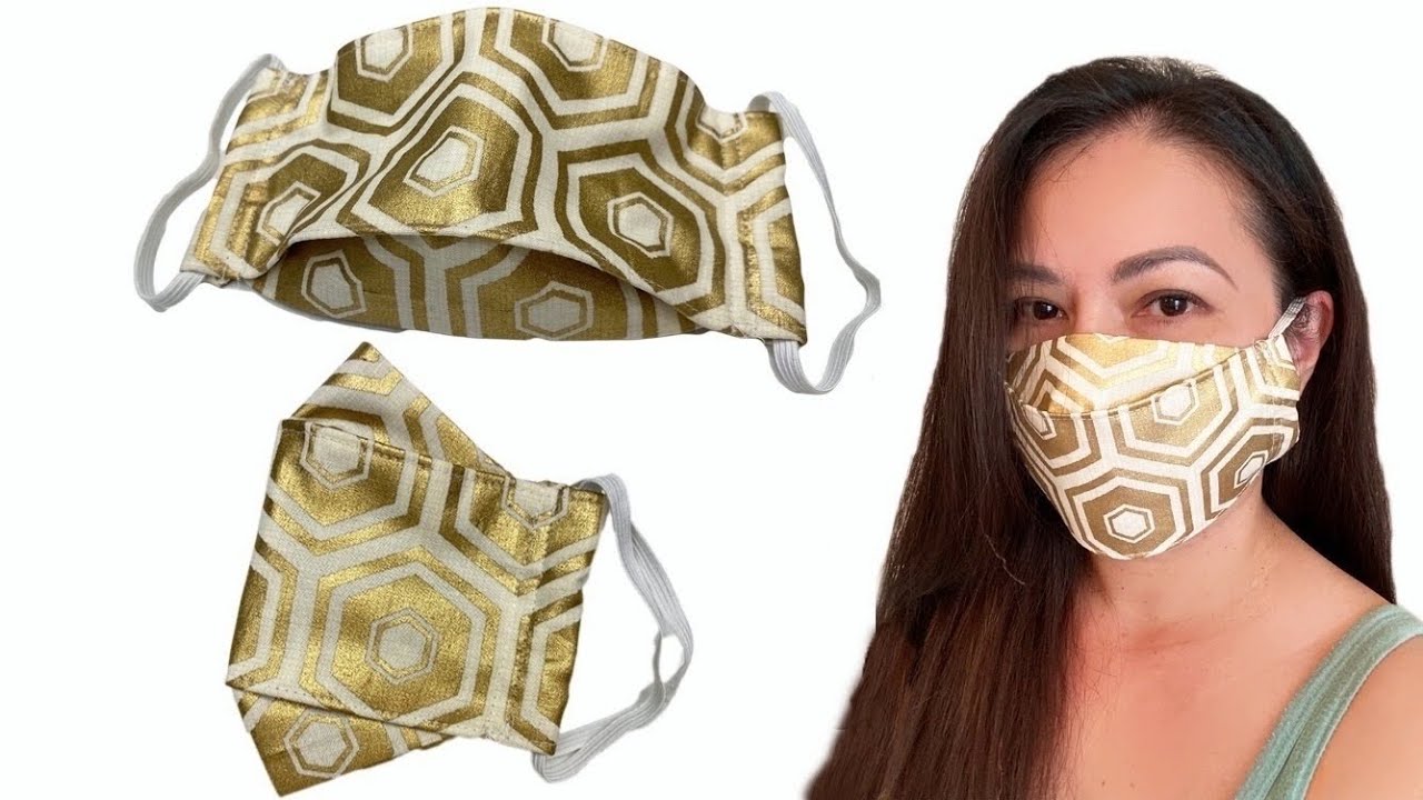 How to Sew 3D Face Mask with Filter Pocket