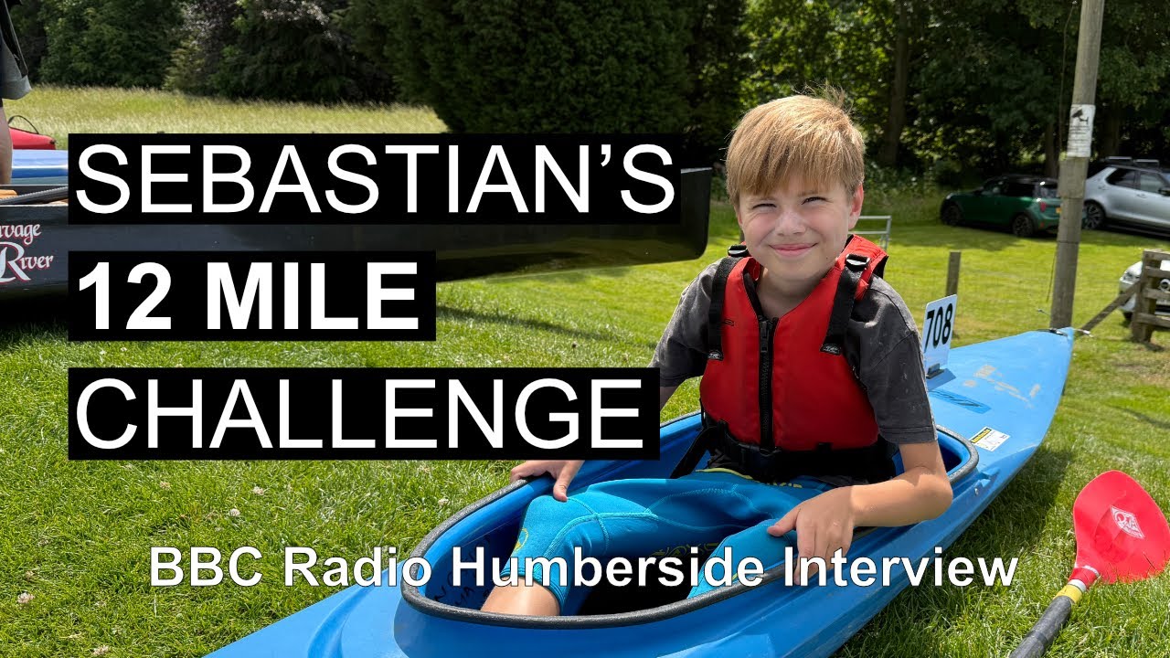 BBC Radio Interview + River Footage | Sebastian’s Children in Need Kayak Challenge