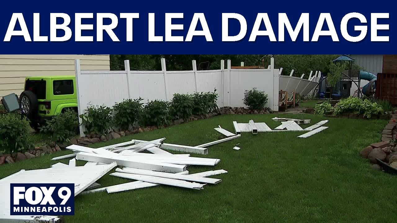 Albert Lea residents cleaning up damage from severe storms