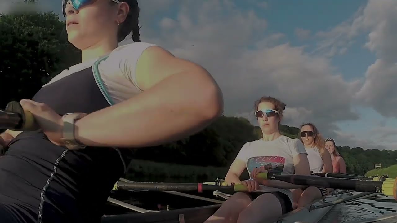 Durham amateur rowing club in training