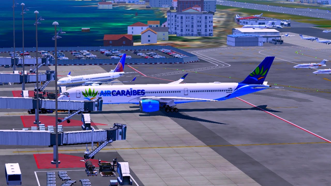 Aerofly FS A350 Full ATC Pushback, engine start, taxi and takeoff #aeroflyfsglobal #aviation #a350 