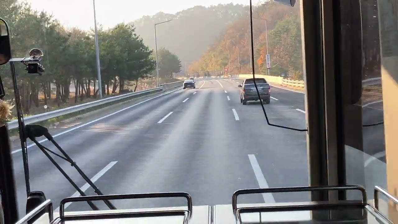 강릉 → 서울 버스주행영상 l Gangneung → Seoul Road Video l Korea 4K drive 120 fps