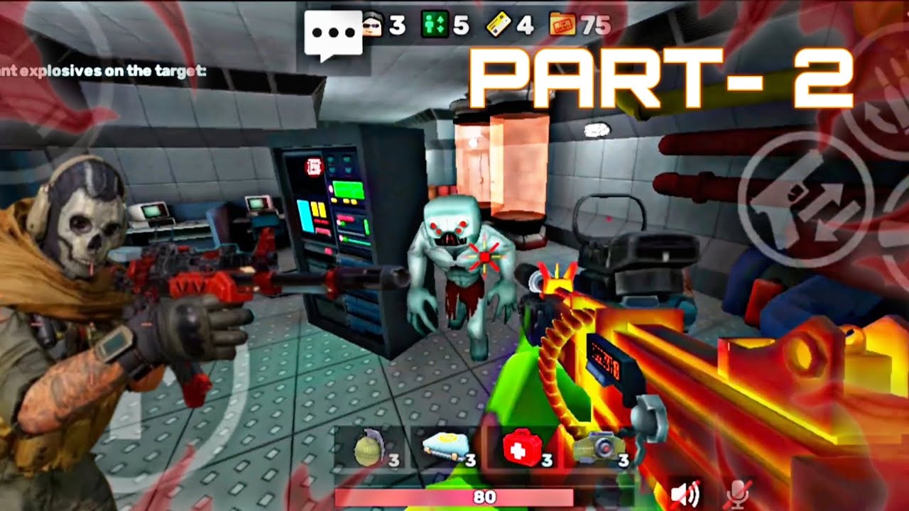 Laboratory Mode - Kuboom 3D Gameplay | ft Victor | Part - 2 | #кубум #kuboom #zombie #gaming