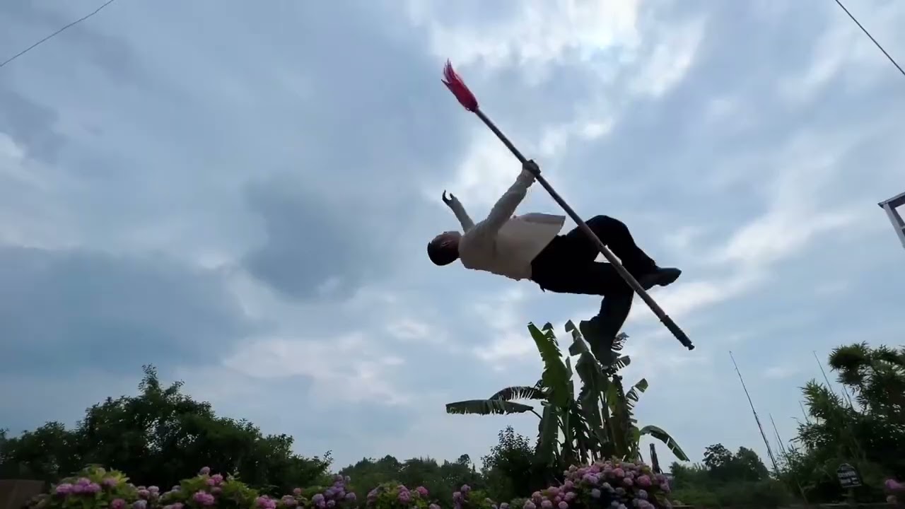 中国武器，长枪，回马枪法，斩敌无数！#shorts #kungfu