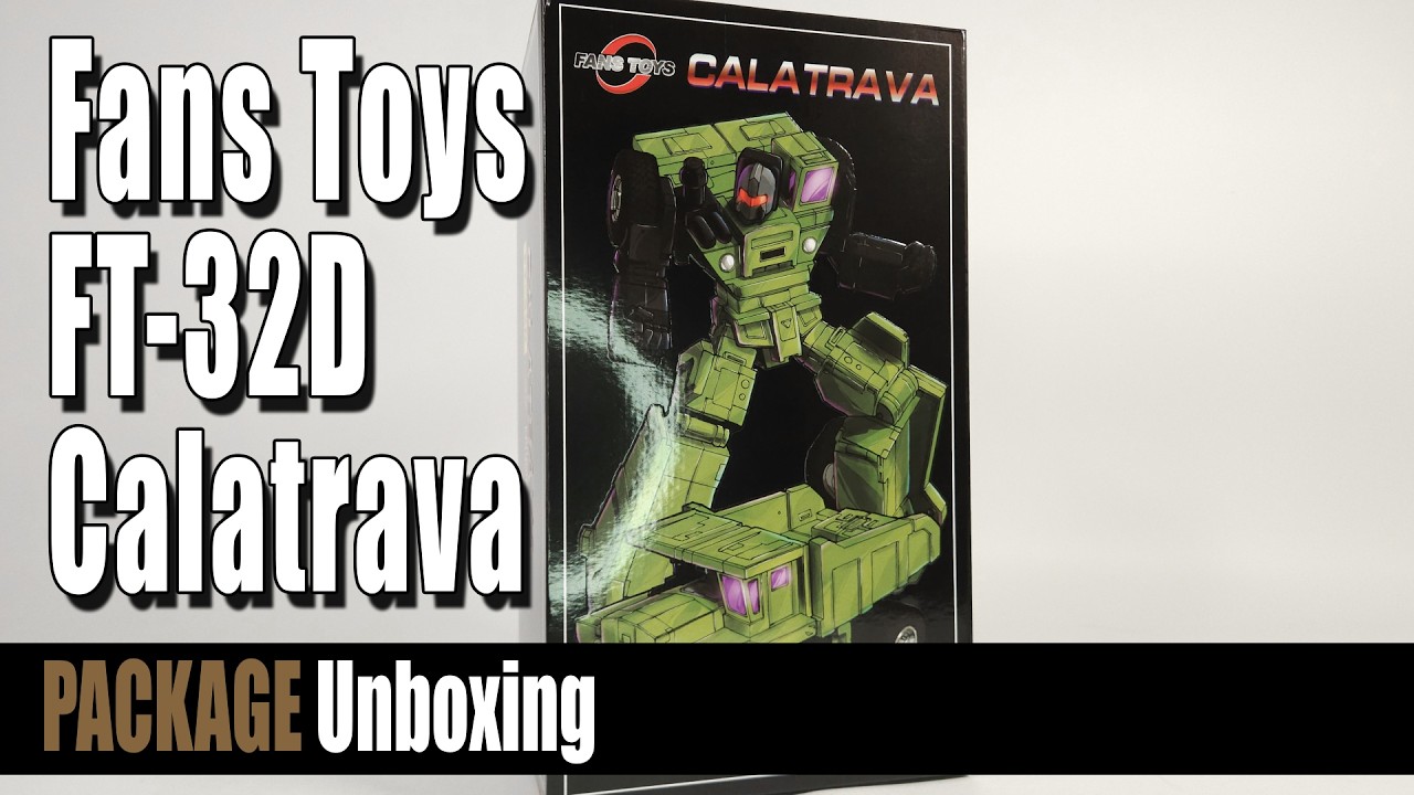 Распаковка фигурки Fans Toys FT-32D Calatrava (Long Haul) | Masterpiece Transformers - Rock FX