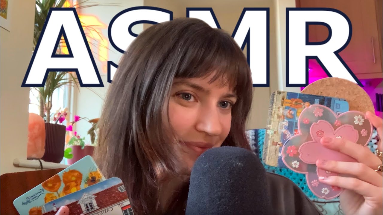 ASMR ~ Fast Coaster Tapping & Whisper Rambles