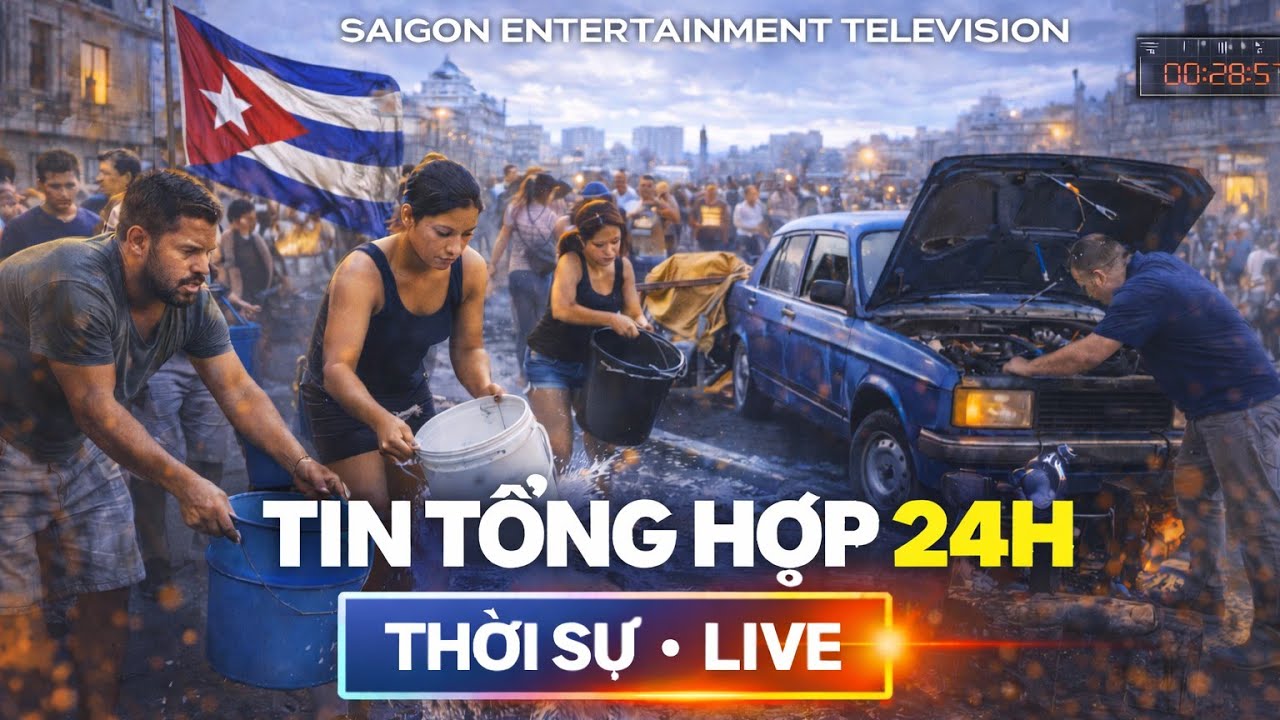 THỜI SỰ QUỐC TẾ 10/2 – CUBA CẠN KIỆT NĂNG LƯỢNG - BIỂU TÌNH BÙNG NỔ - ISRAEL TẤN CÔNG PHỦ ĐẦU