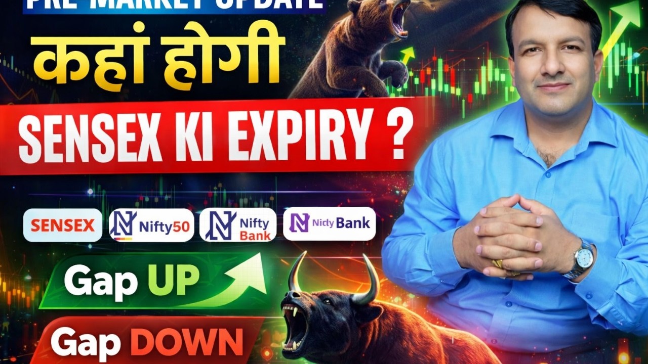 GAP UP OPEN PRE-MARKET UPDATE SENSEX EXPIRY NIFTY MIDCAP FINNIFTY BANKNIFTY FII DATA THU 26 FEB