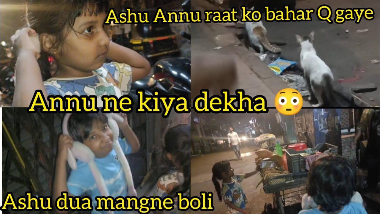 Akhir Q raat ko Ashu Annu bahar gaye or billi ne q aisa kiya🫣😂