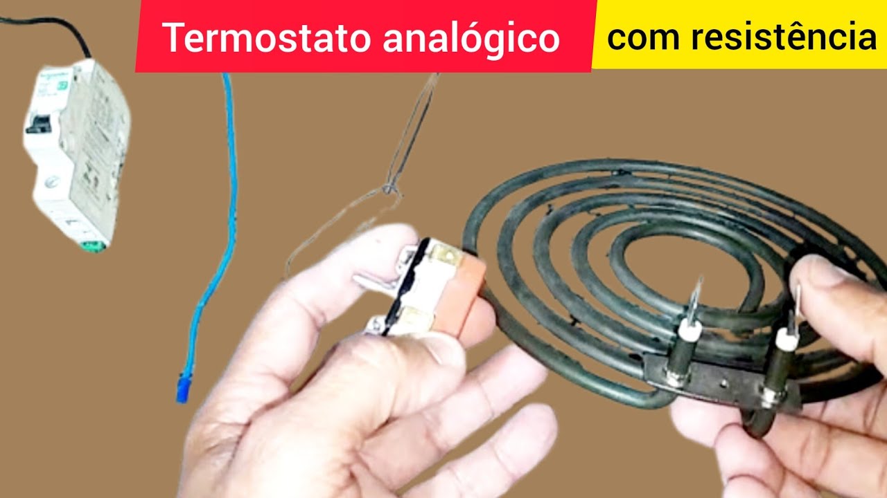 Como ligar termostato analógico a resistência 127volts