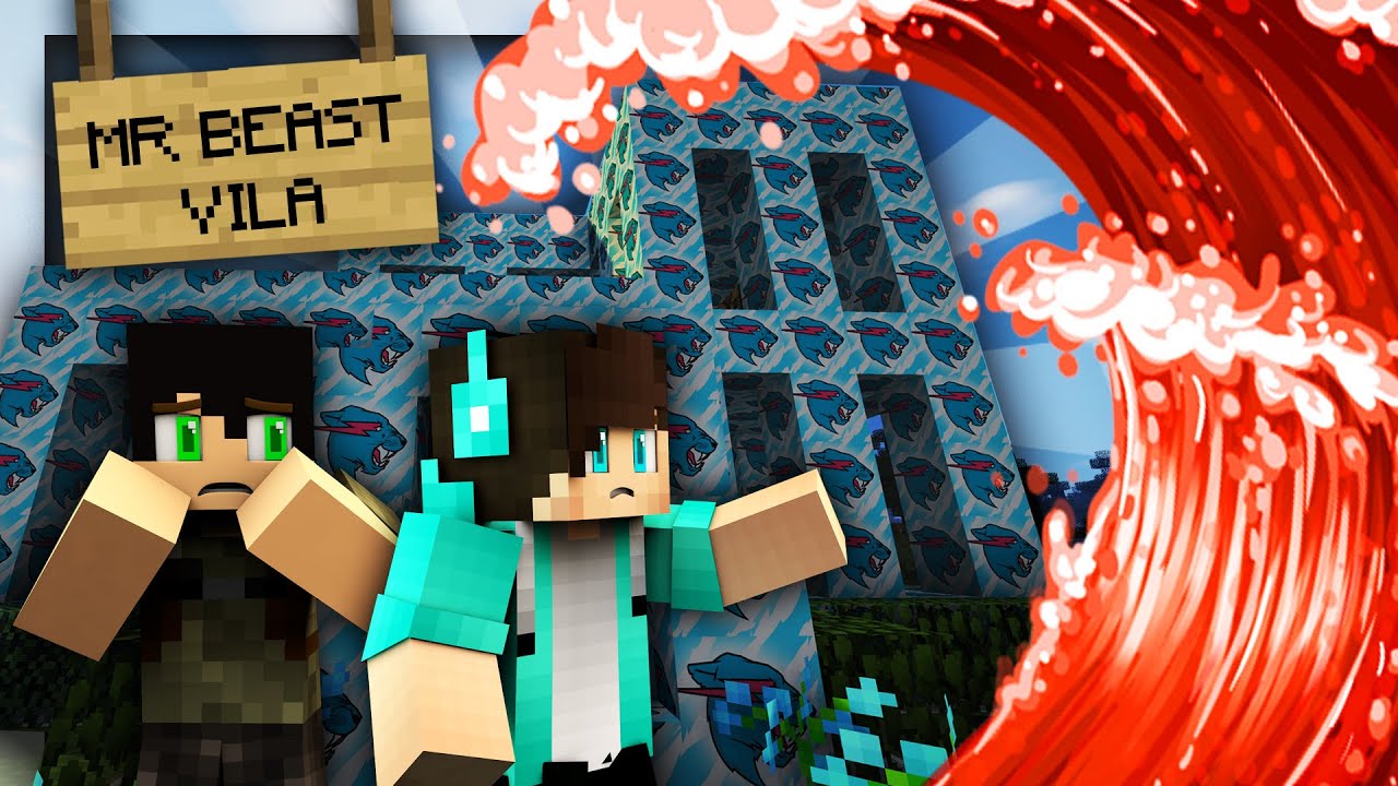 MR BEAST VILA VS LÁVOVÁ TSUNAMI ! 🌊🏡 | Charitativní video @IkonovaVidea