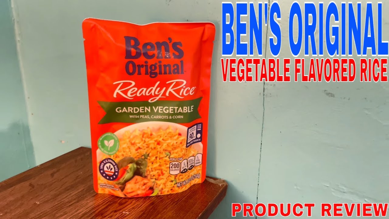 ✅  BEN'S ORIGINAL Ready Rice Garden Vegetable Flavored Rice, Easy Dinner Side 🔴