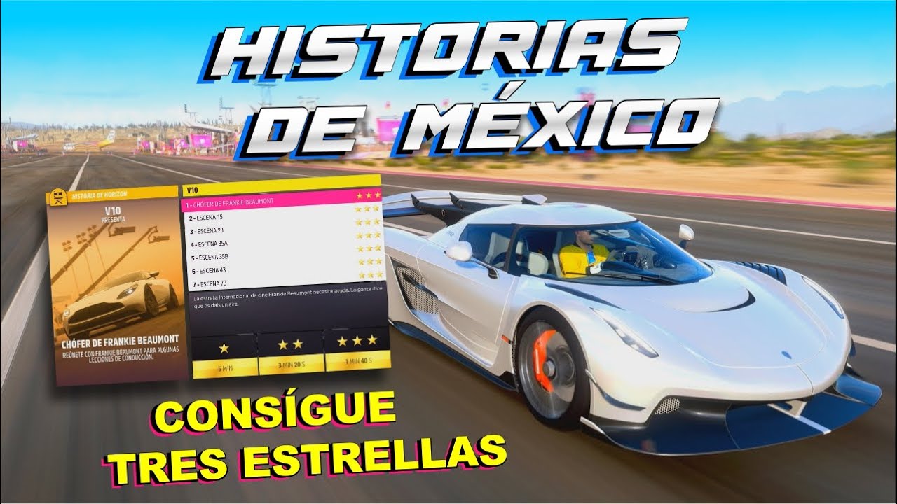 Consejos para Completar La Historia V10 con Tres Estrellas #forzahorizon5