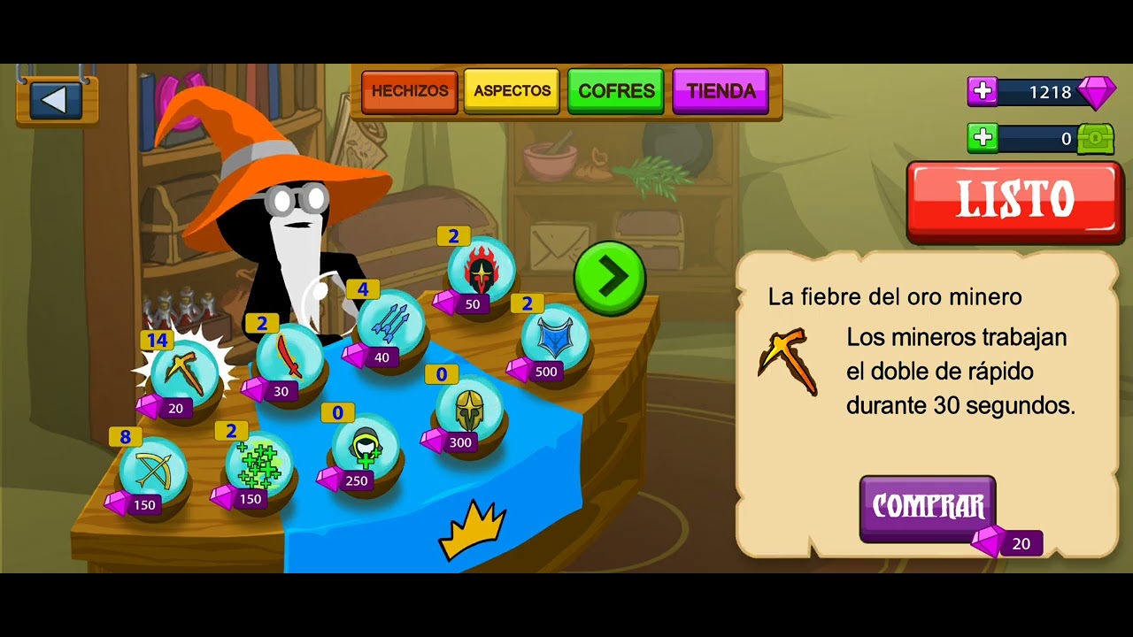 Jugando stick war legacy