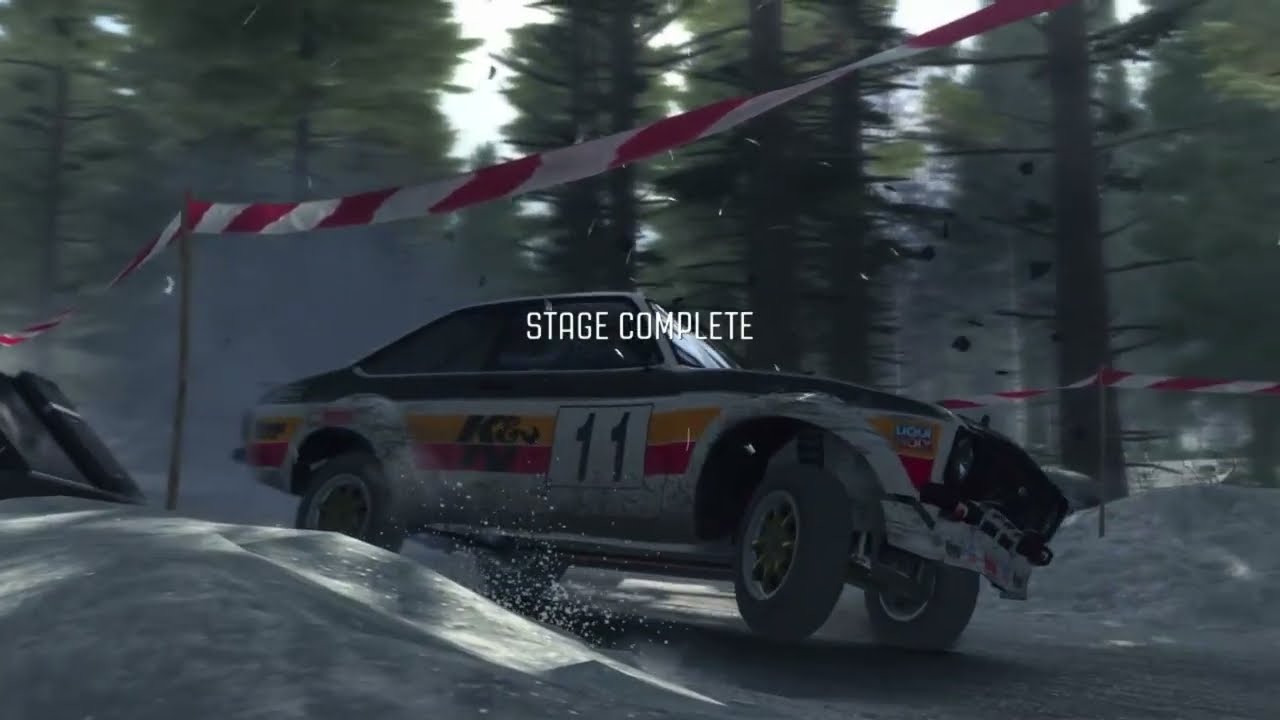 Dirt Rally Ford Escort Mk 2 Rally in the Snow